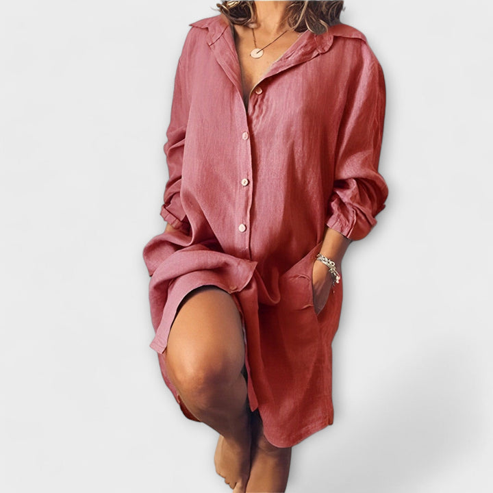 Olivia Sydney - Casual Linen Blouse