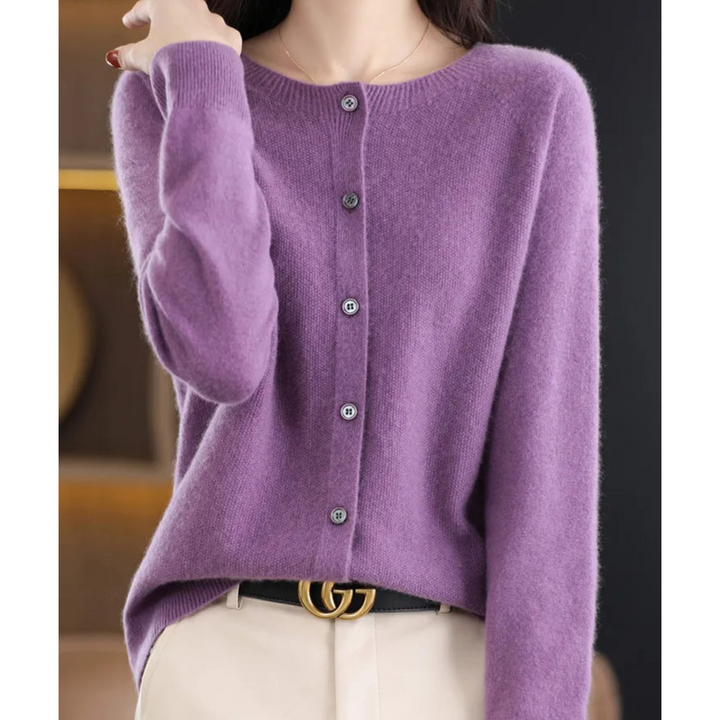 Olivia Sydney - Women's Merino Wool Round Neck Sweater