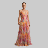 Bella - Elegantna Cvjetna Maxi Haljina