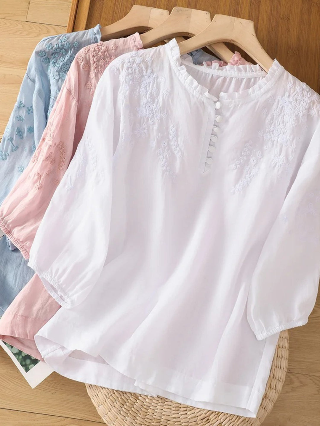 Olivia Sydney - Cotton and Linen Blouse