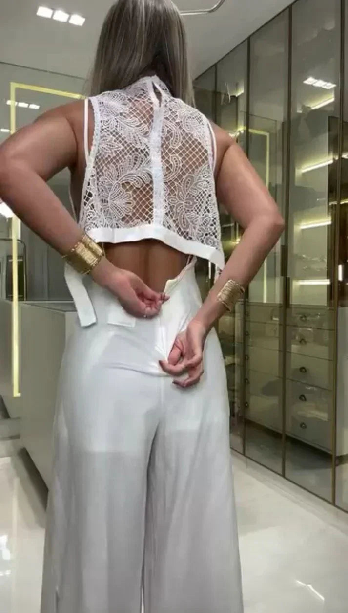 Olivia Sydney - Lace Jumpsuit