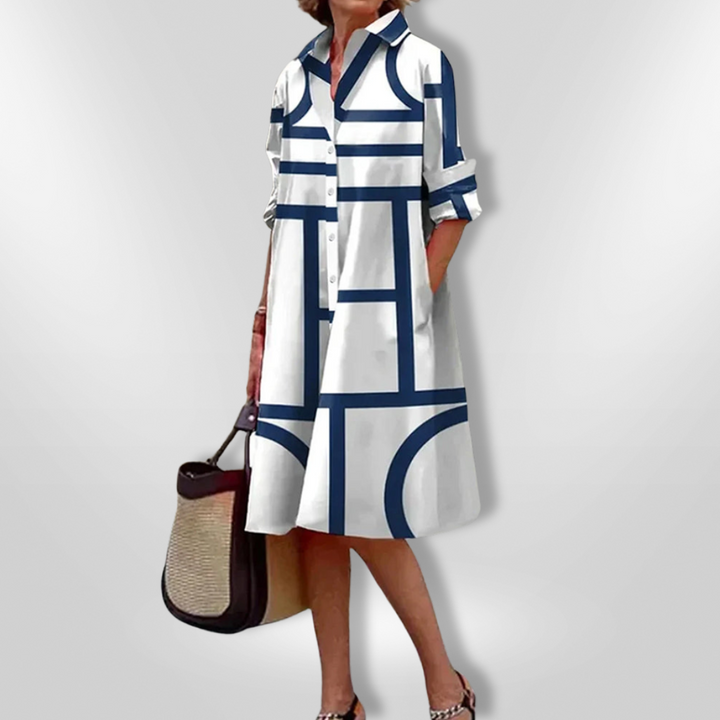 Olivia Sydney - Geometric Midi Dress