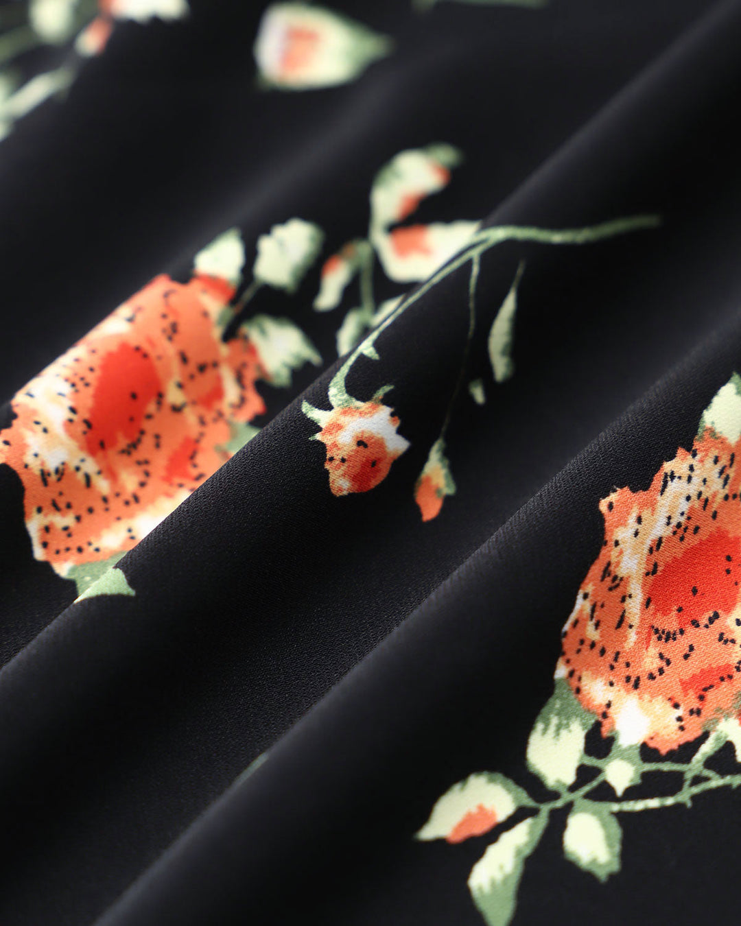 Olivia Sydney - Black Floral Midi Dress