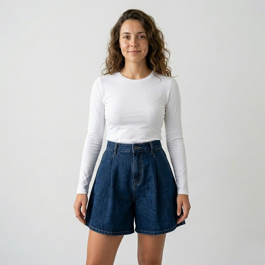 Olivia Sydney - High-Waisted Wide Cut Shorts for Everyday Comfort