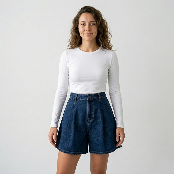Olivia Sydney - High-Waisted Wide Cut Shorts for Everyday Comfort