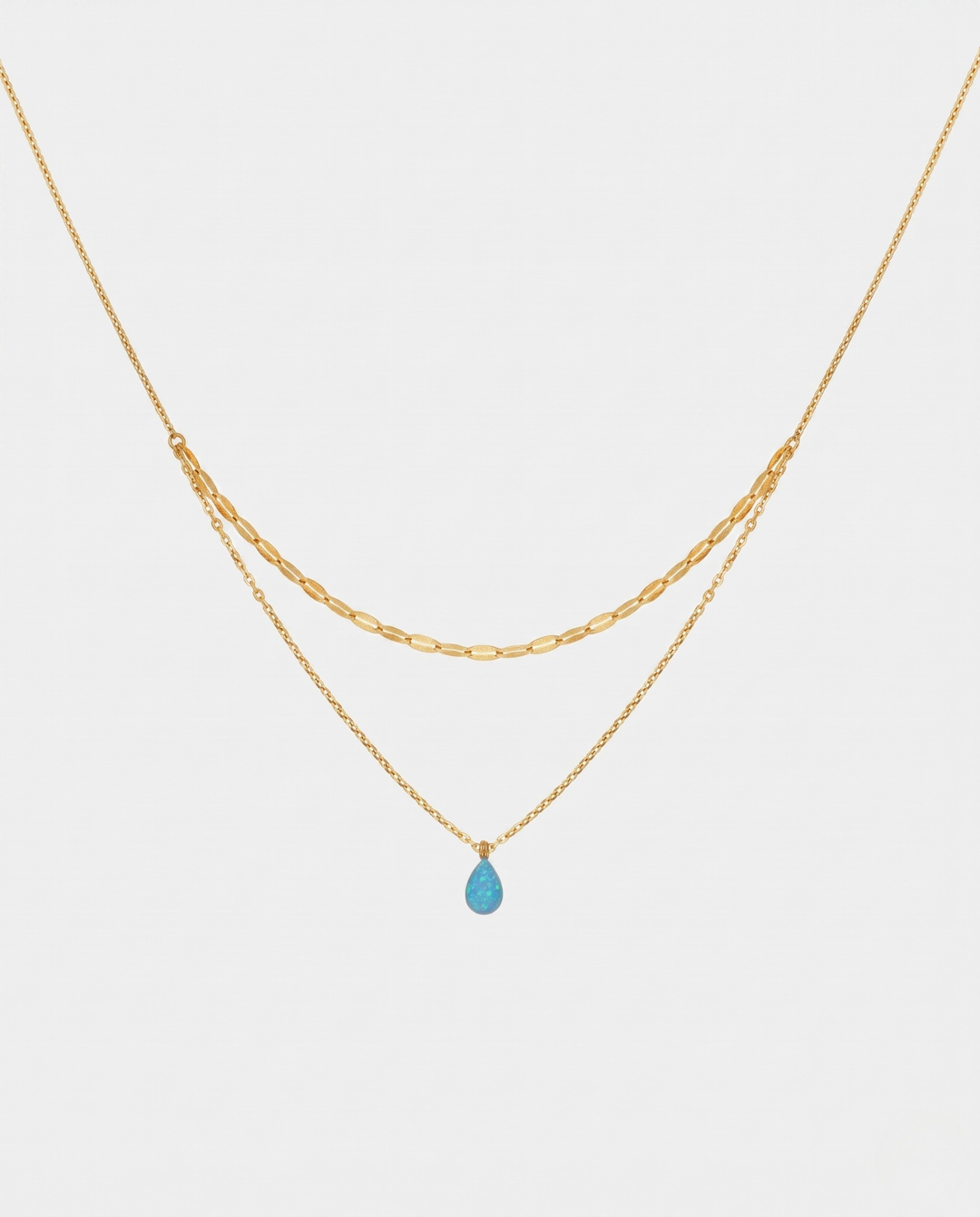 Olivia Sydney - Blue Drop Necklace
