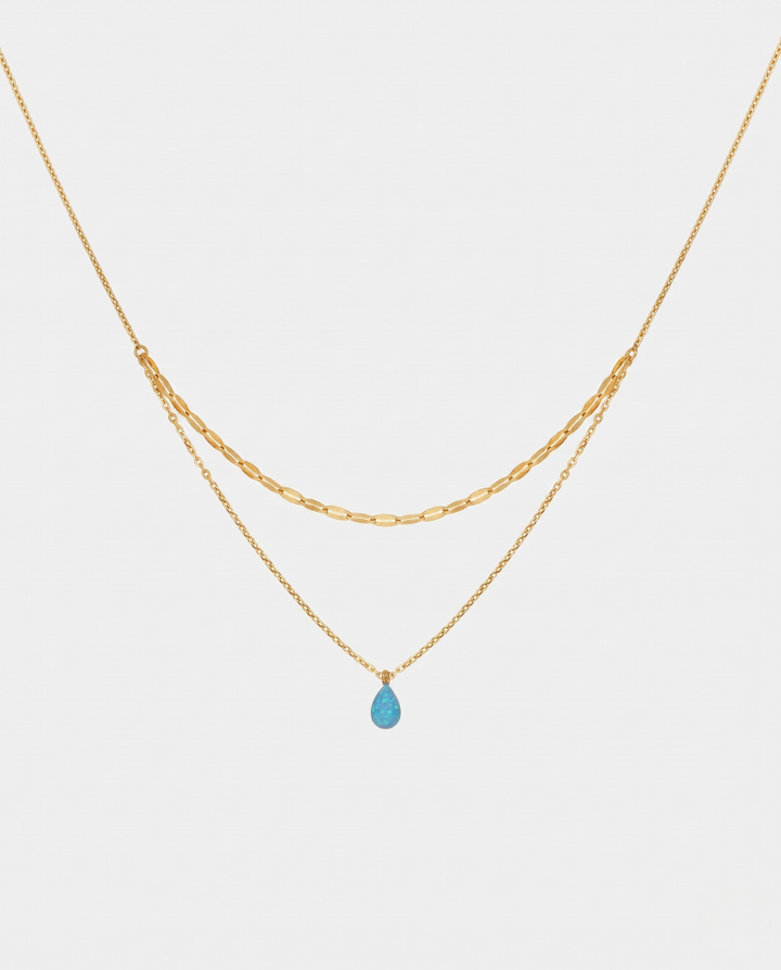 Olivia Sydney - Blue Drop Necklace