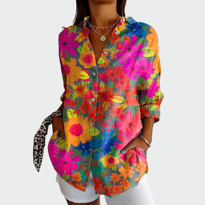 Olivia Sydney - Floral Print Stylish Shirt