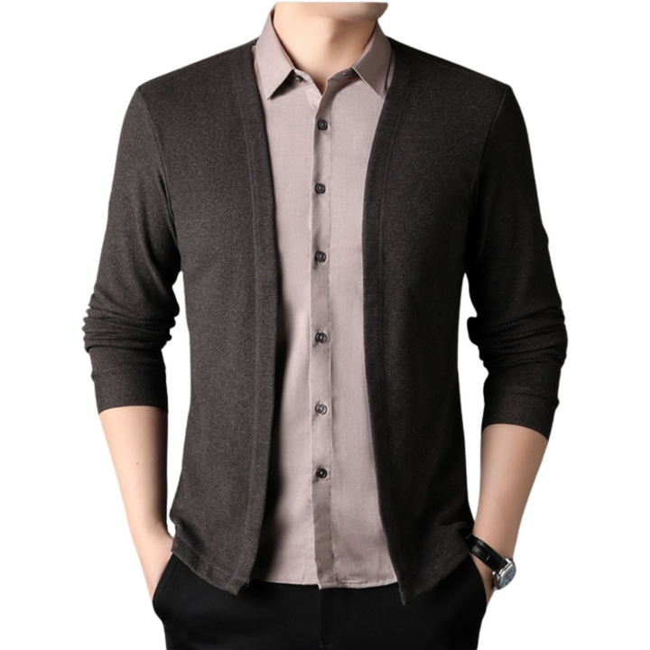 Olivia Sydney - 2-in-1 Shirt and Knit Jacket