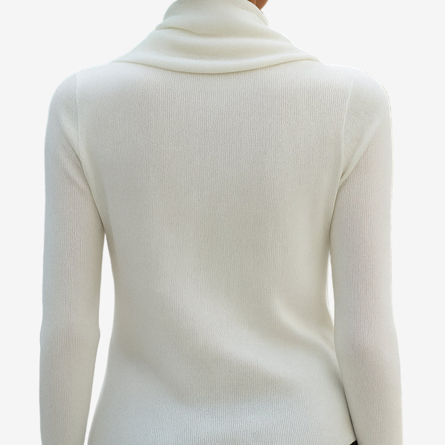 Olivia Sydney - Draped Collar Pullover