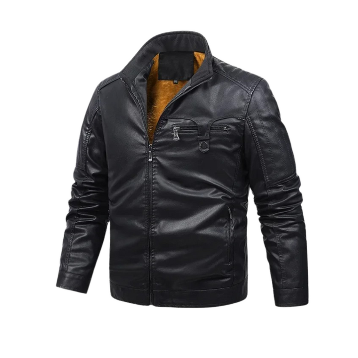 Olivia Sydney - Retro Wool Lined Leather Jacket