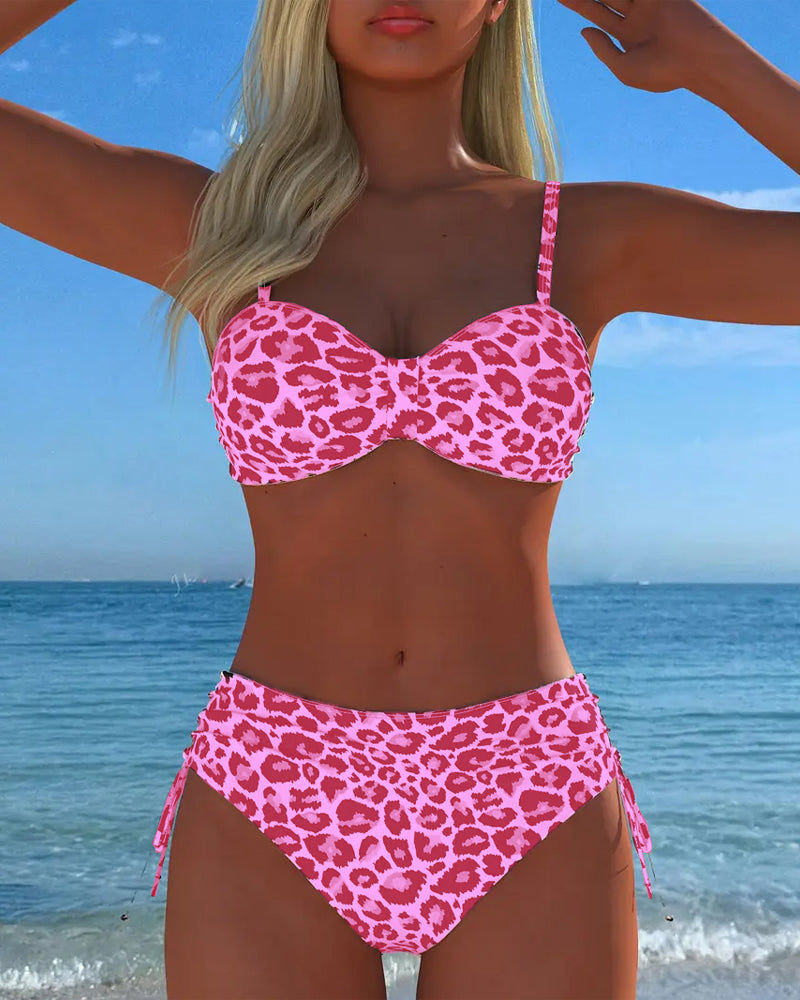 Olivia Sydney - Leopard Print Bikini Holiday Style