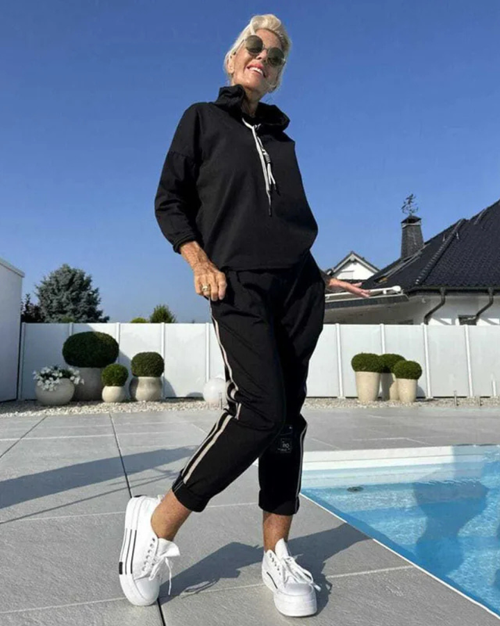Olivia Sydney - Hooded Two-Piece Lounge Set