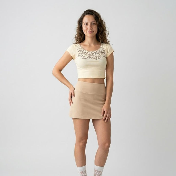 Olivia Sydney - High-Waisted Wrap Skirt for Active Comfort