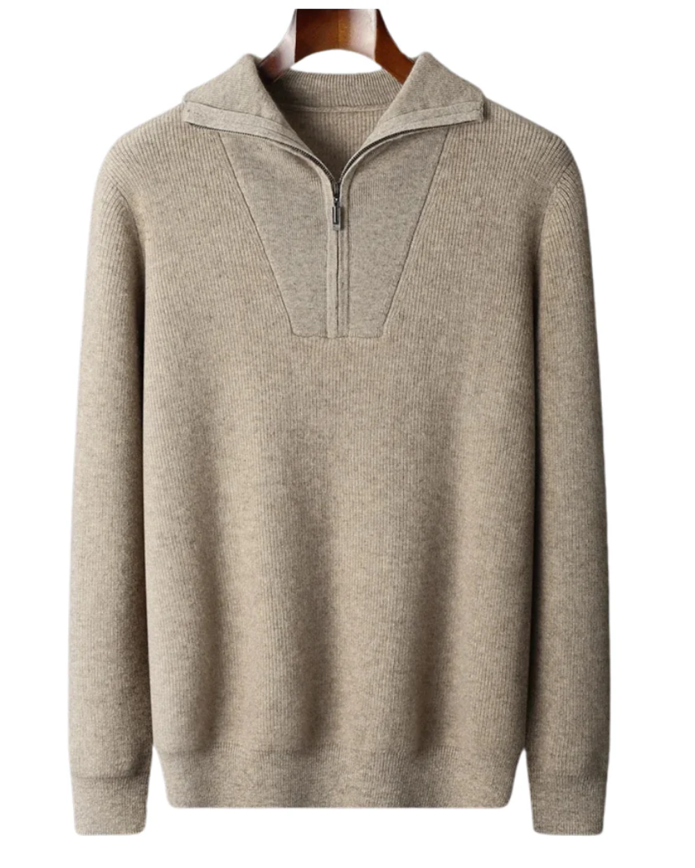 Olivia Sydney - Cashmere Half-Zip Sweater
