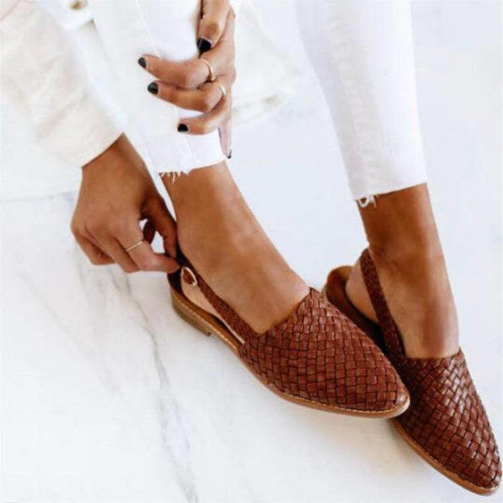 Olivia Sydney - Chic Fabric Slingbacks