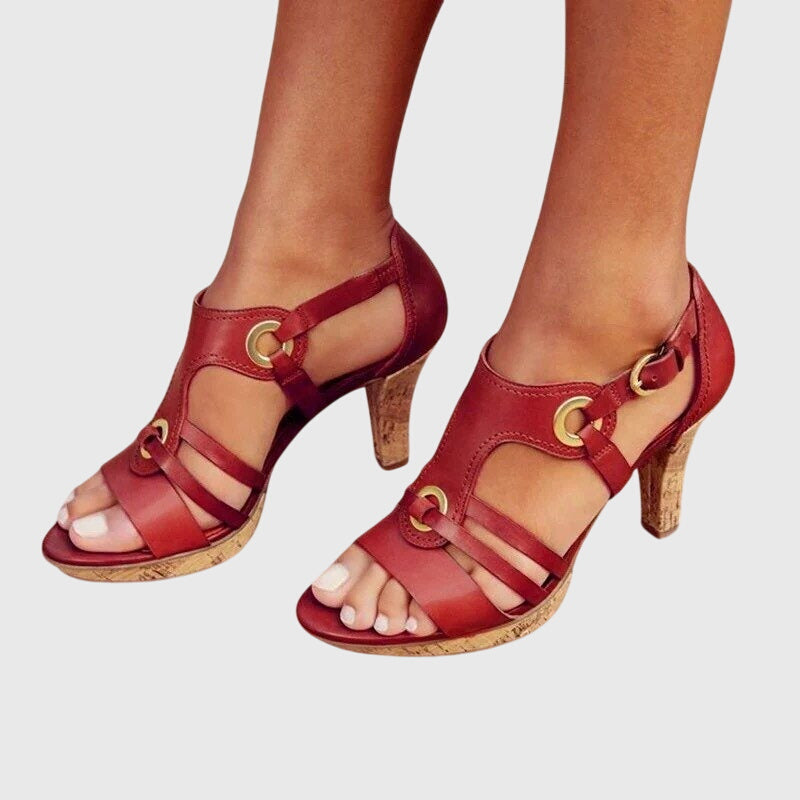 Olivia Sydney - orthopedic sandal with stabilizing heel
