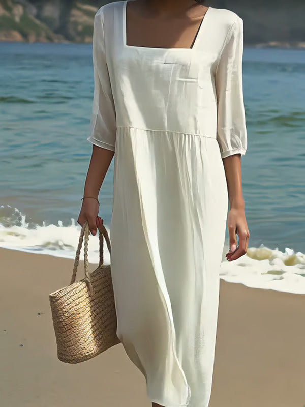 Olivia Sydney - Casual Embroidered Dress