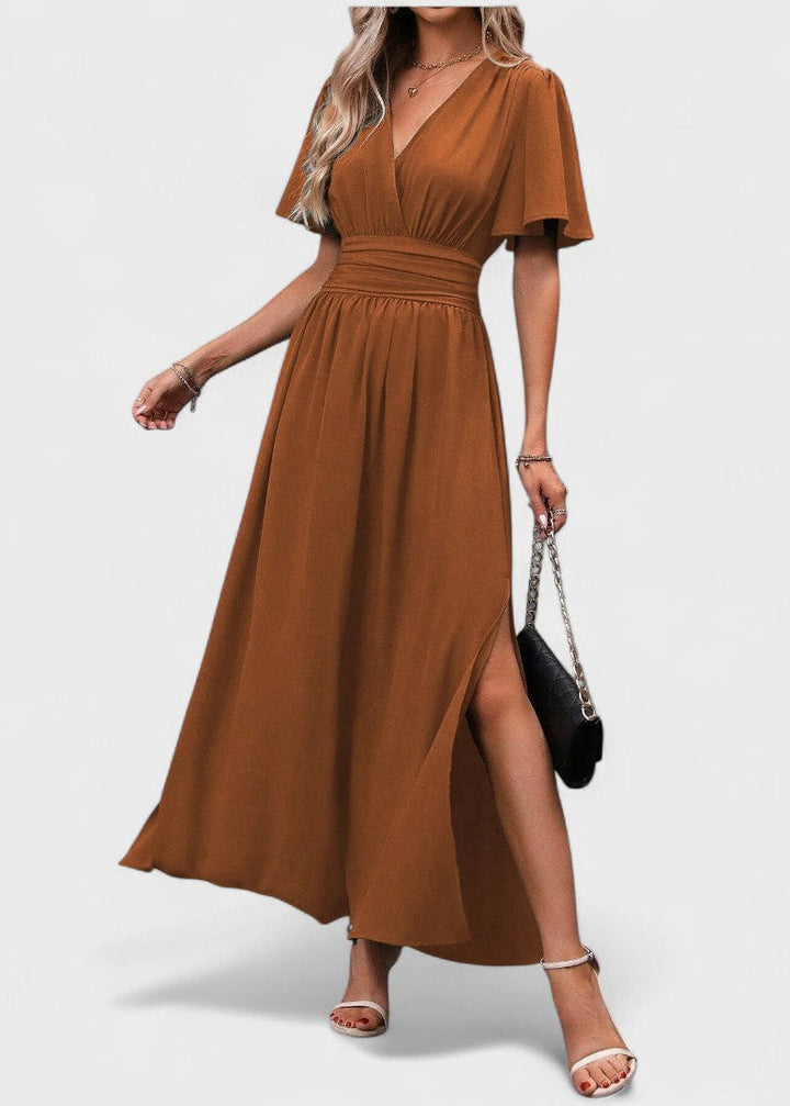 Olivia Sydney - Elegant Black Maxi Dress
