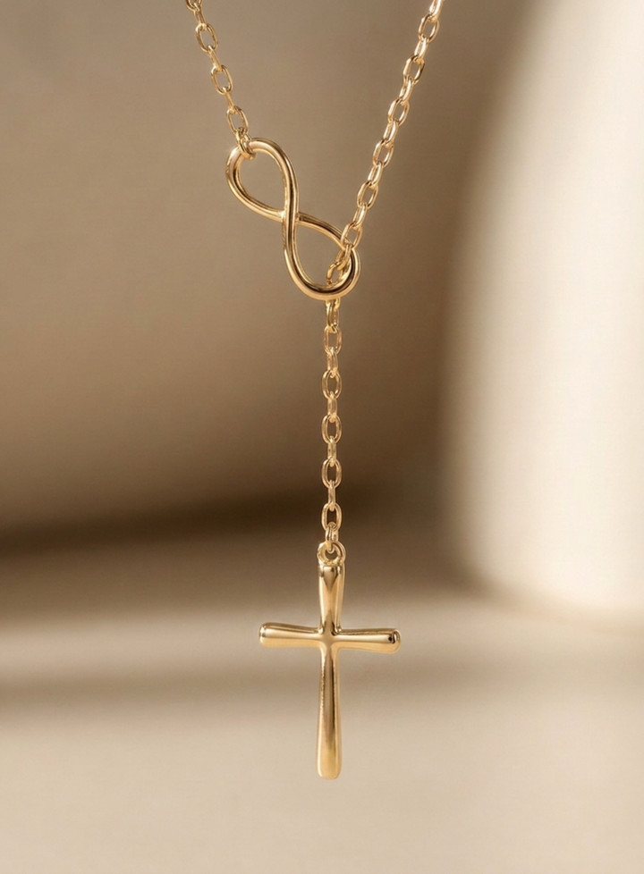 Olivia Sydney - Infinite Cross Necklace