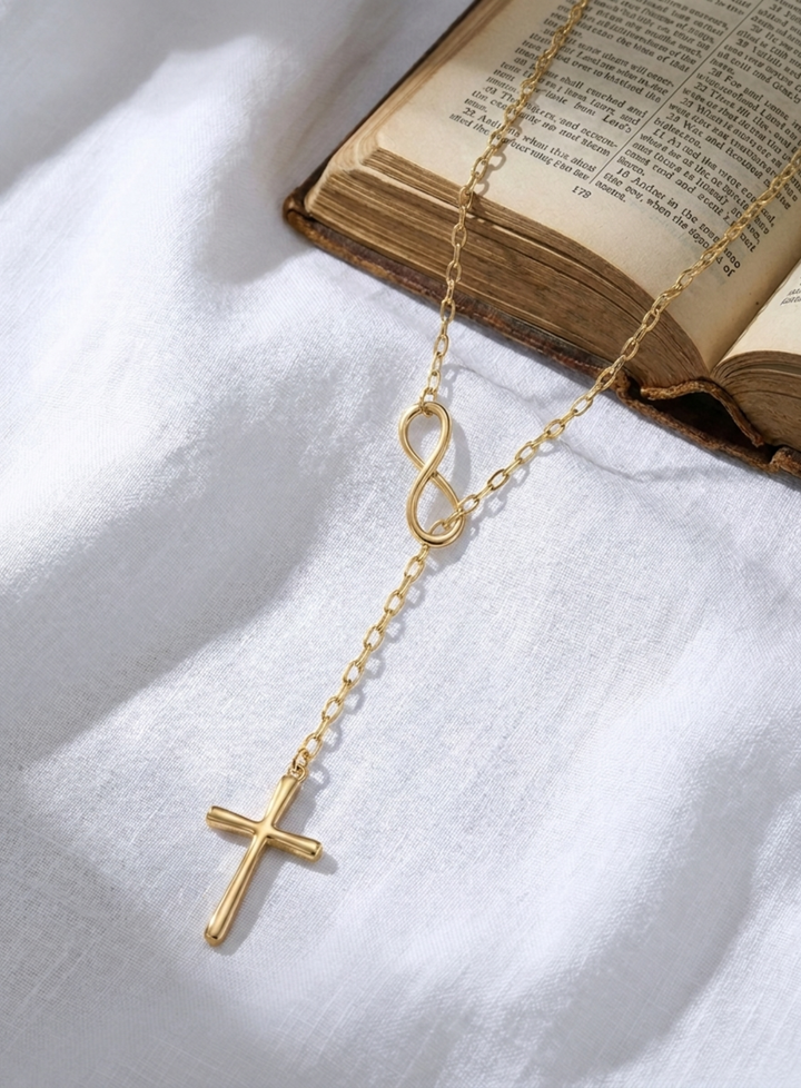 Olivia Sydney - Infinite Cross Necklace