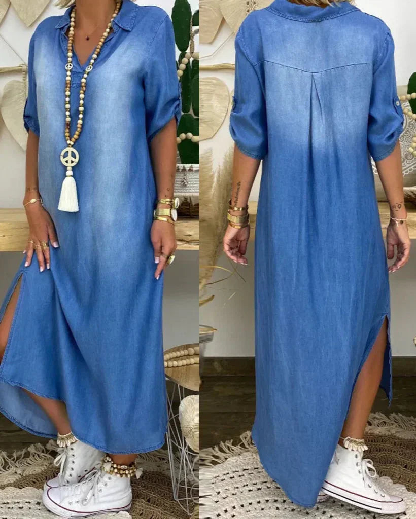 Olivia Sydney - Maxi Denim Dress