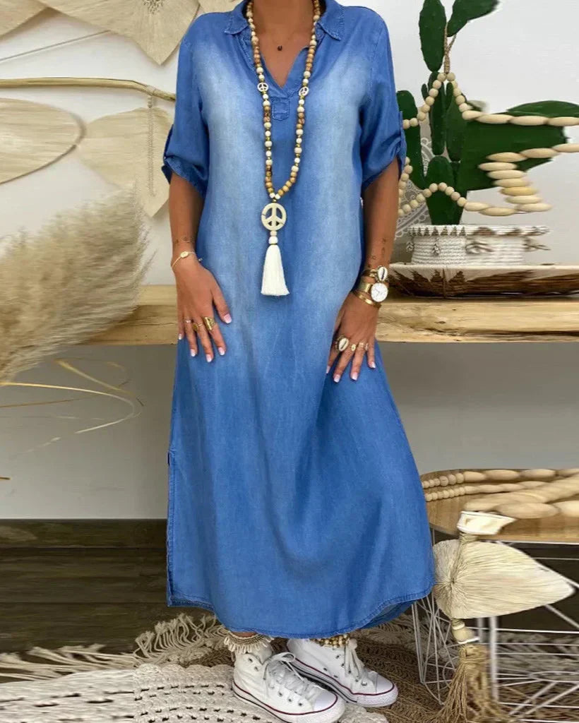 Olivia Sydney - Maxi Denim Dress