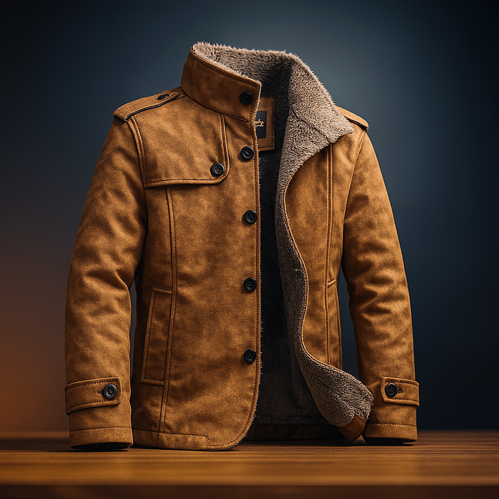 Olivia Sydney - Suede Men's Coat