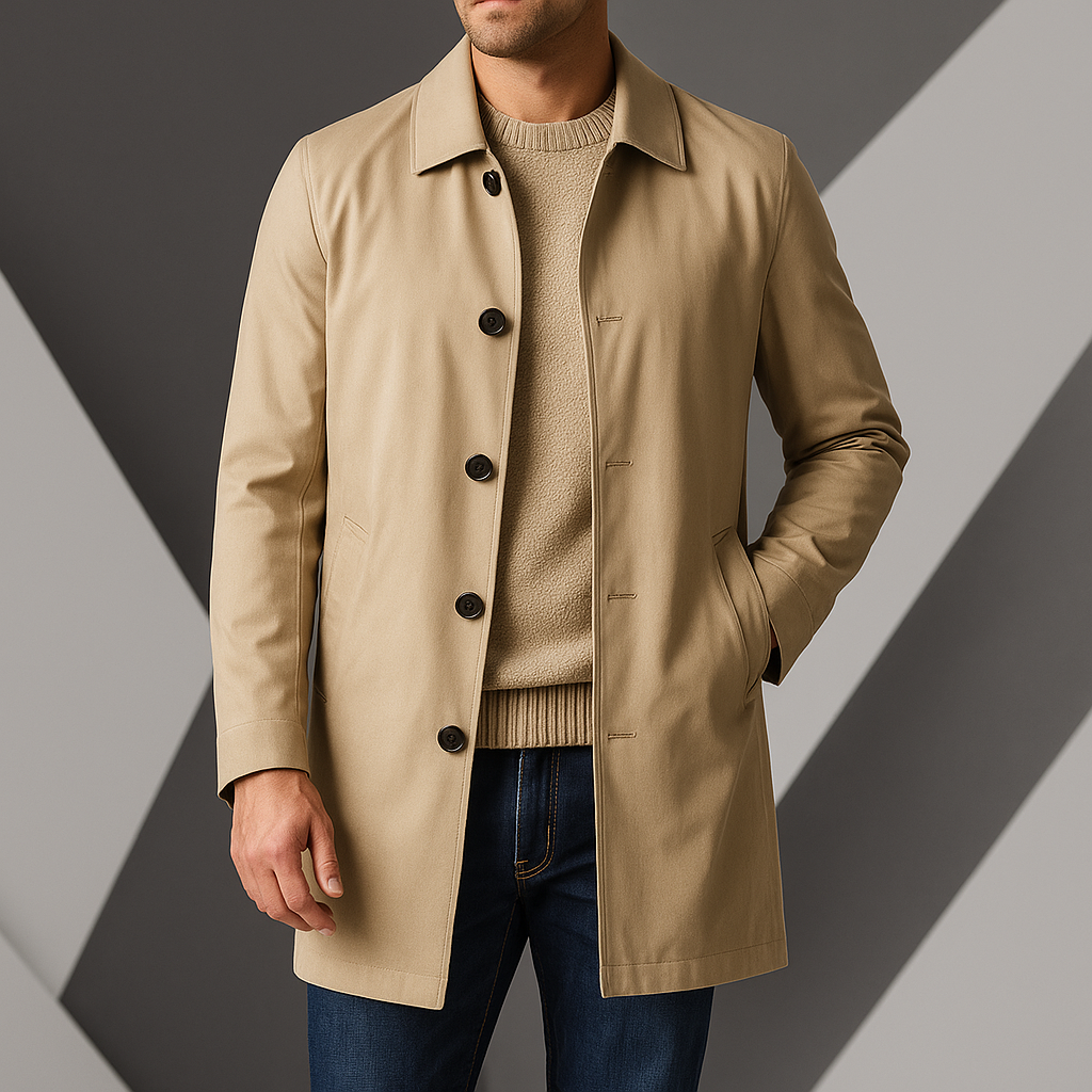 Olivia Sydney - Elegant Trench Coat for Men
