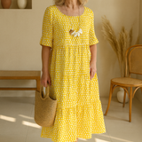 Lea – Točkasta boho elegancija
