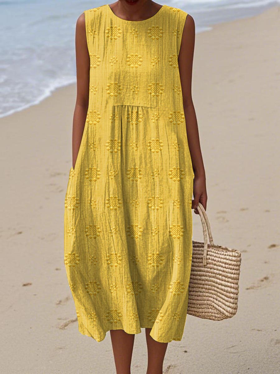 Olivia Sydney - Sleeveless Cotton Dress
