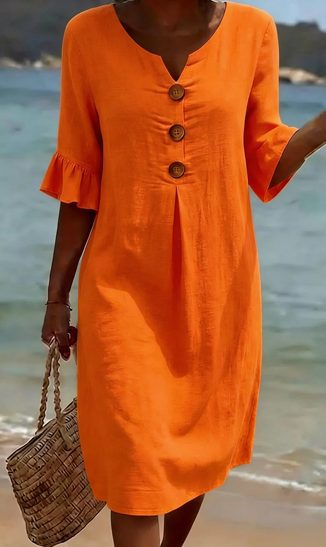 Olivia Sydney - Button-Up Casual Dress