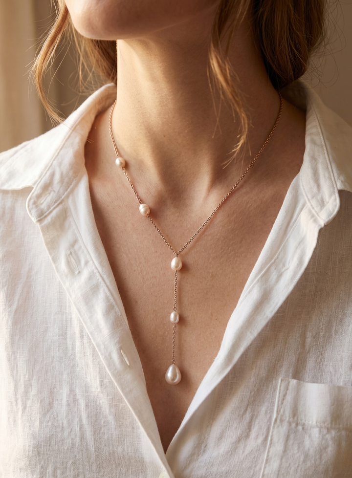 Olivia Sydney - Pearl Pendant Necklace