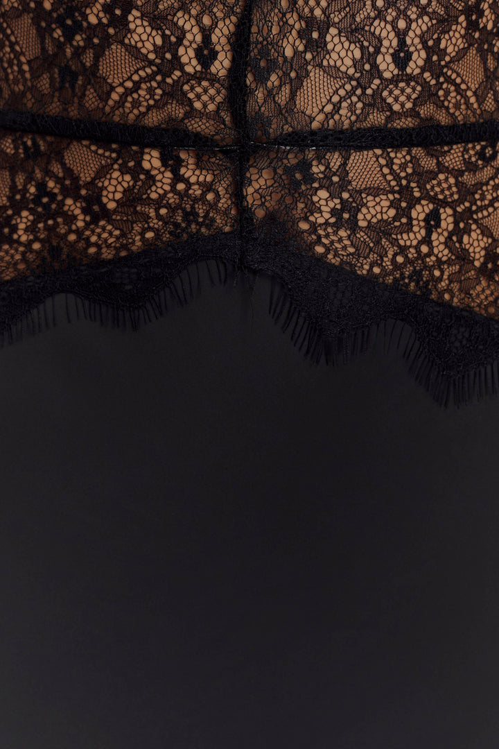 Olivia Sydney - Lace and Satin Dress
