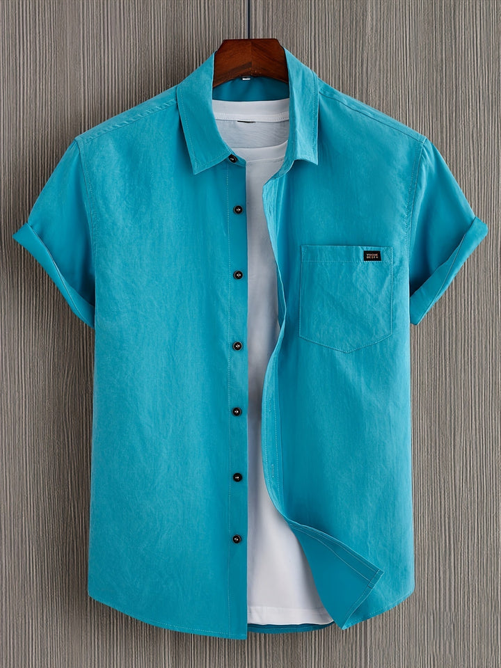 Olivia Sydney - Casual Short Sleeve Cotton Shirt