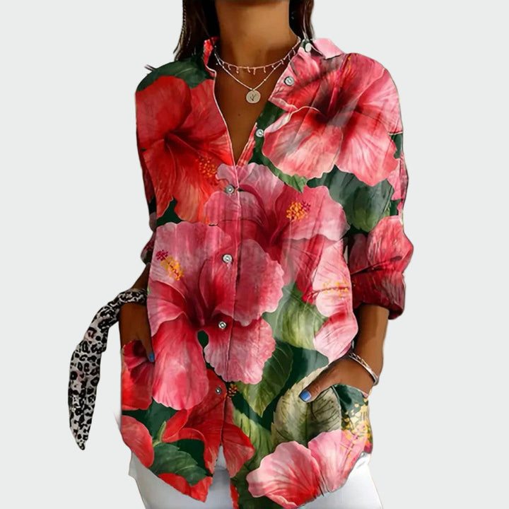 Olivia Sydney - Floral Print Stylish Shirt
