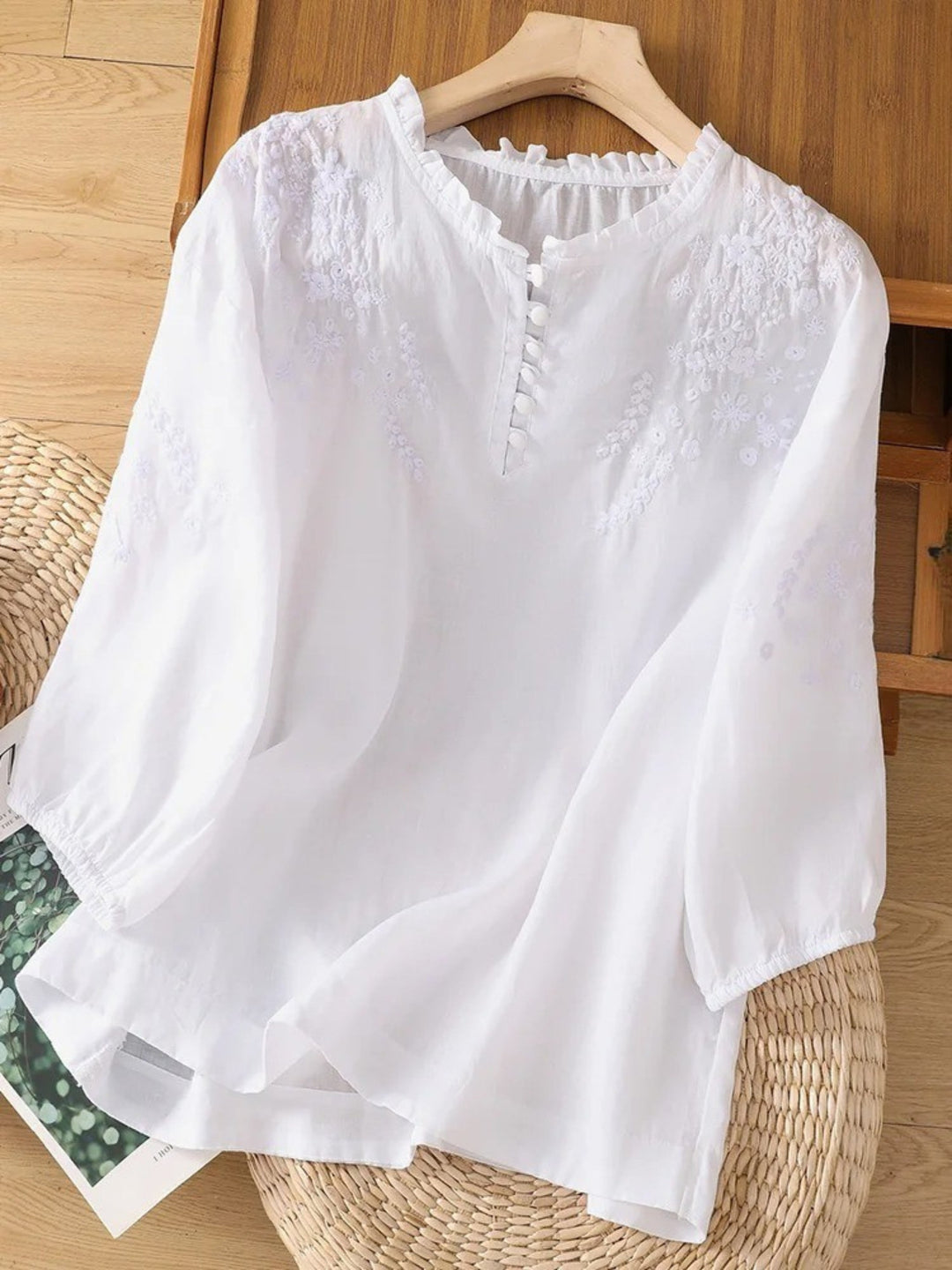 Olivia Sydney - Cotton and Linen Blouse