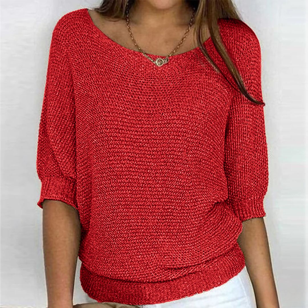 Olivia Sydney - Elegant Braided Knit Jumper