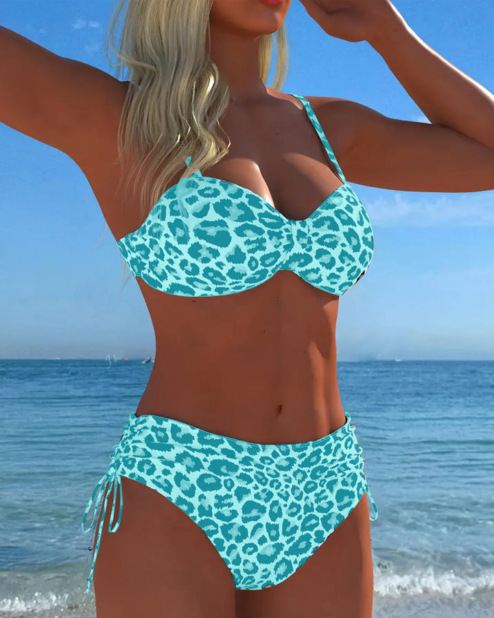 Olivia Sydney - Leopard Print Bikini Holiday Style