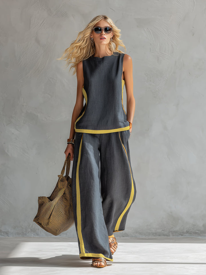 Olivia Sydney - Elegant Cotton and Linen Set