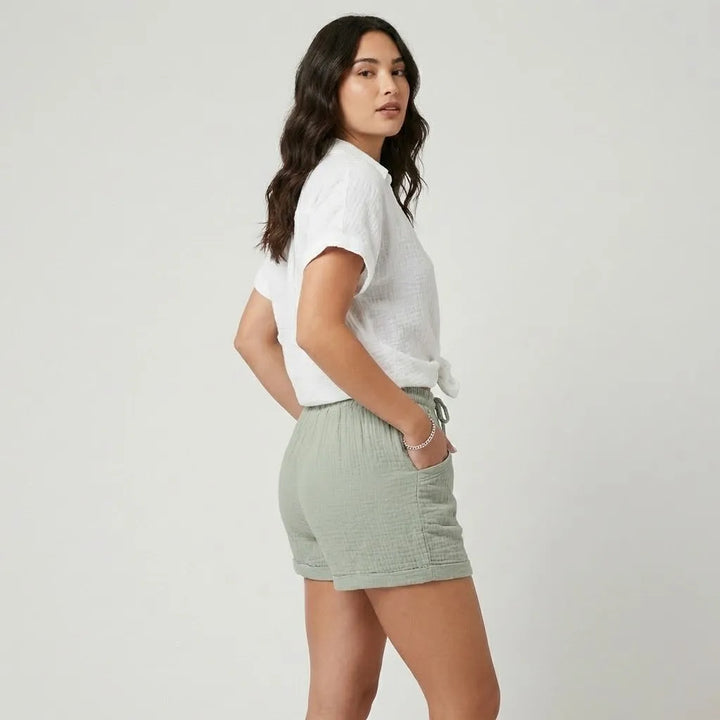 Olivia Sydney - Cotton Blend Loose Fit Shorts for Casual Summer Comfort