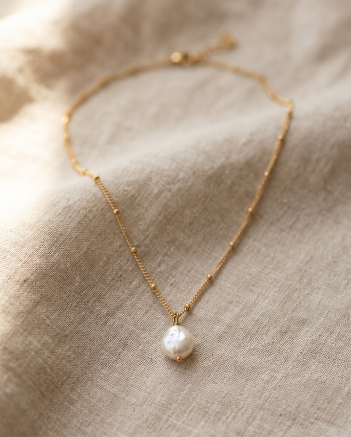 Olivia Sydney - Pearl Drop Necklace