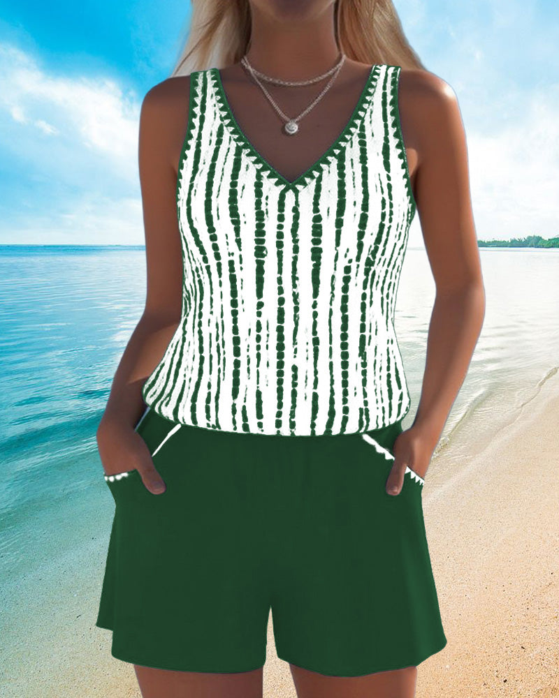 Olivia Sydney - Casual Style Tankini Set
