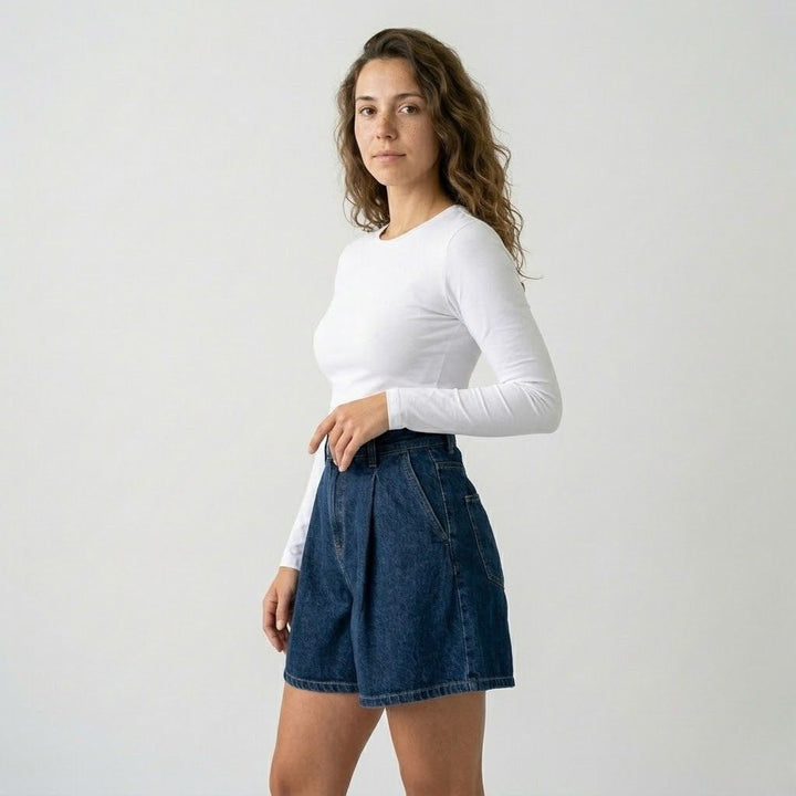 Olivia Sydney - High-Waisted Wide Cut Shorts for Everyday Comfort