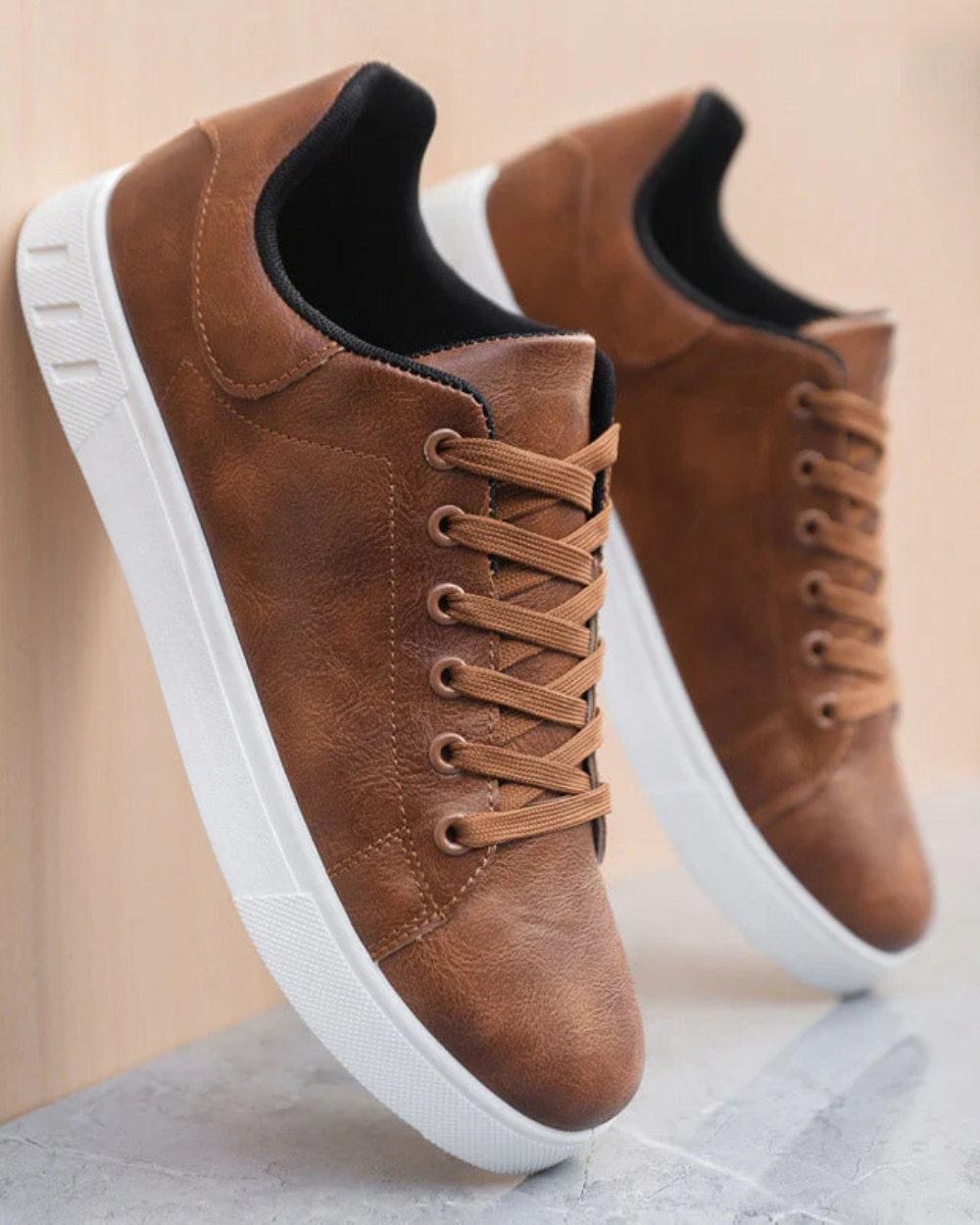 Olivia Sydney - Classic Leather Sneakers