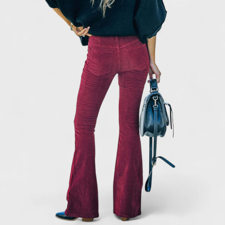 Olivia Sydney - Flared Corduroy Pants