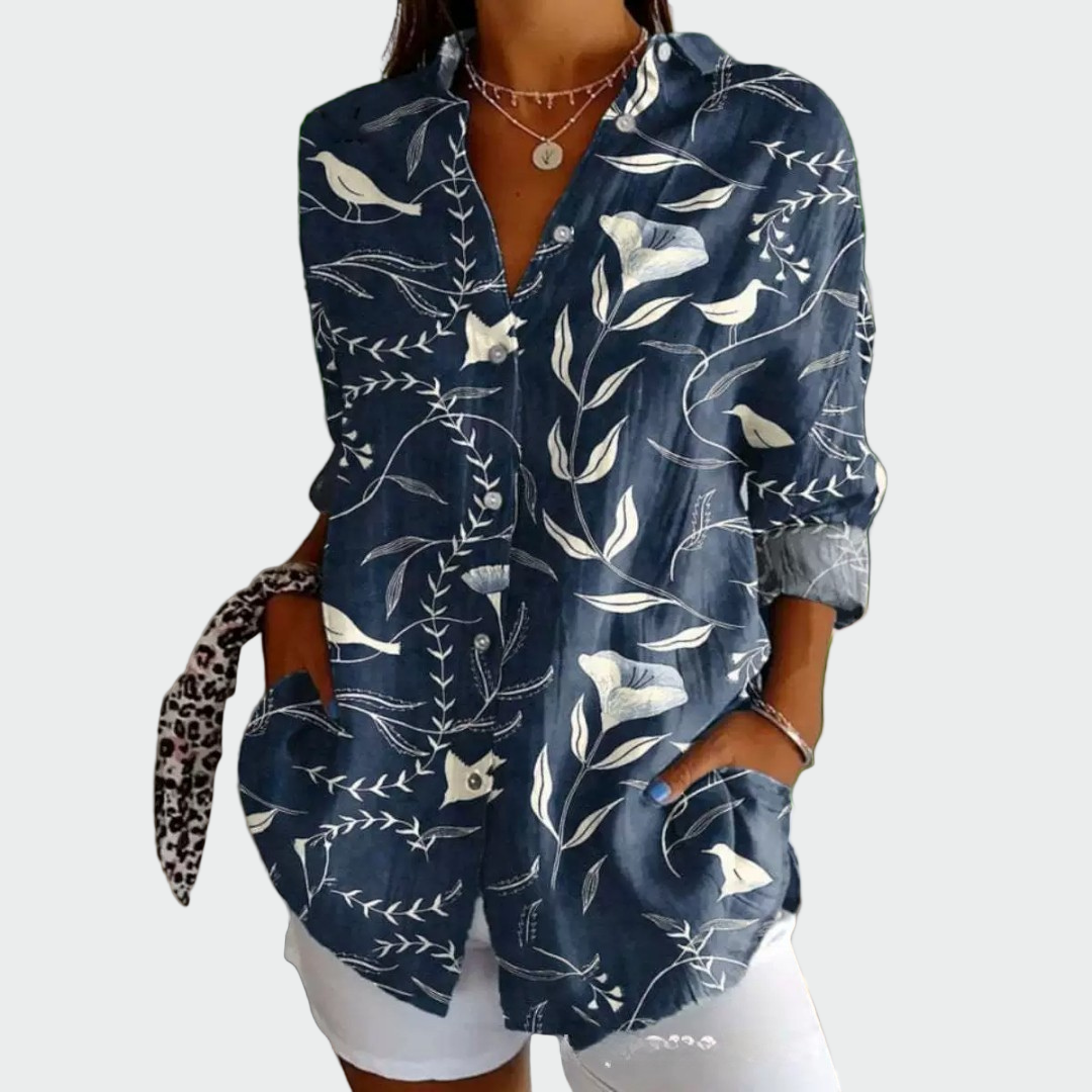 Olivia Sydney - Floral Print Stylish Shirt