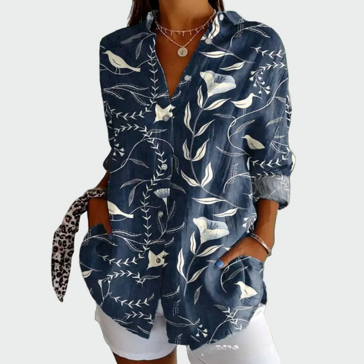 Olivia Sydney - Floral Print Stylish Shirt