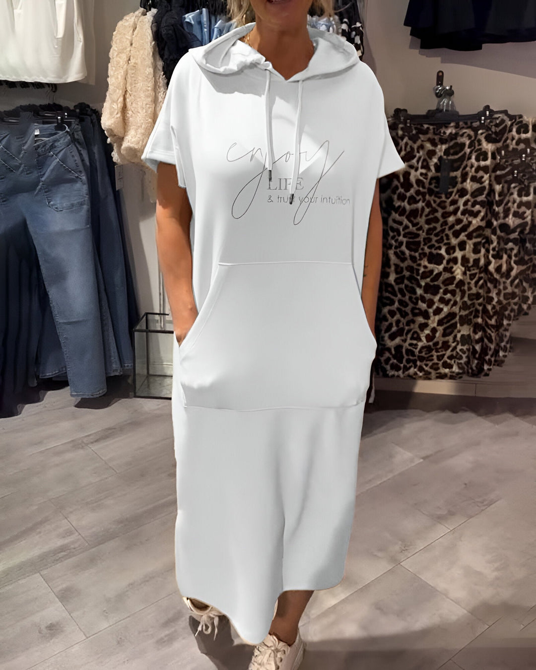 Olivia Sydney - Casual Hoodie Dress