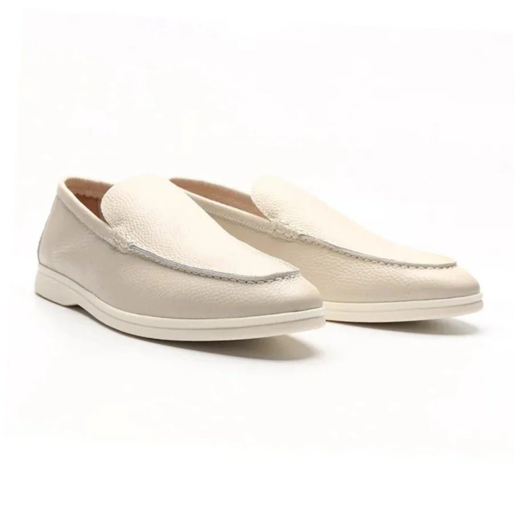Olivia Sydney - Cowhide Leather Loafers